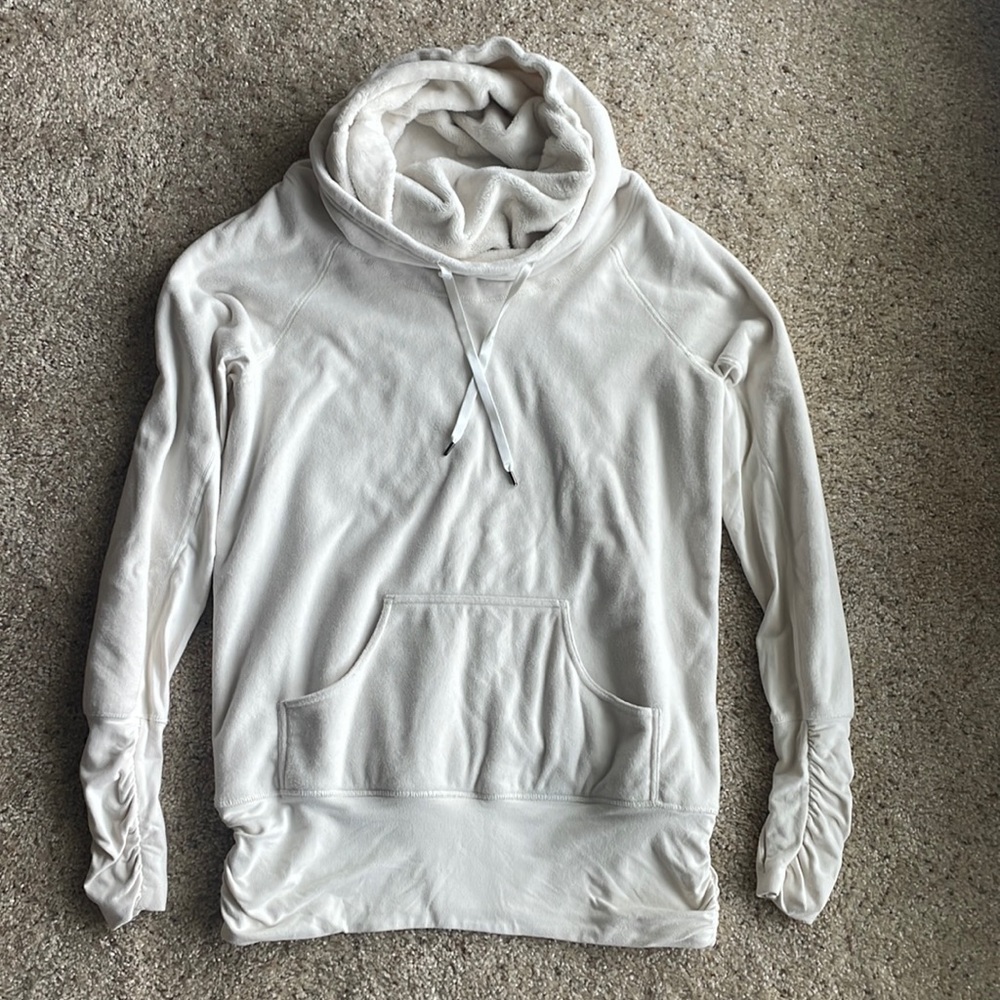 Lululemon Don’t Hurry Be Happy Pullover Fleece Cowl Neck